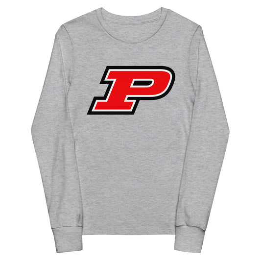 Performance | Youth Long Sleeve T-Shirt | Pisgah Rec League | Block P Logo