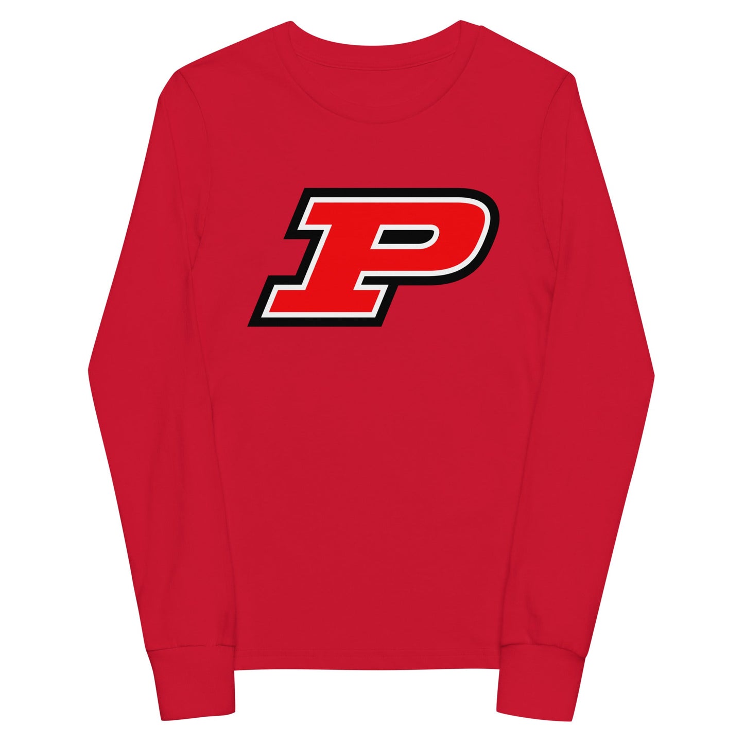 Performance | Youth Long Sleeve T-Shirt | Pisgah Rec League | Block P Logo