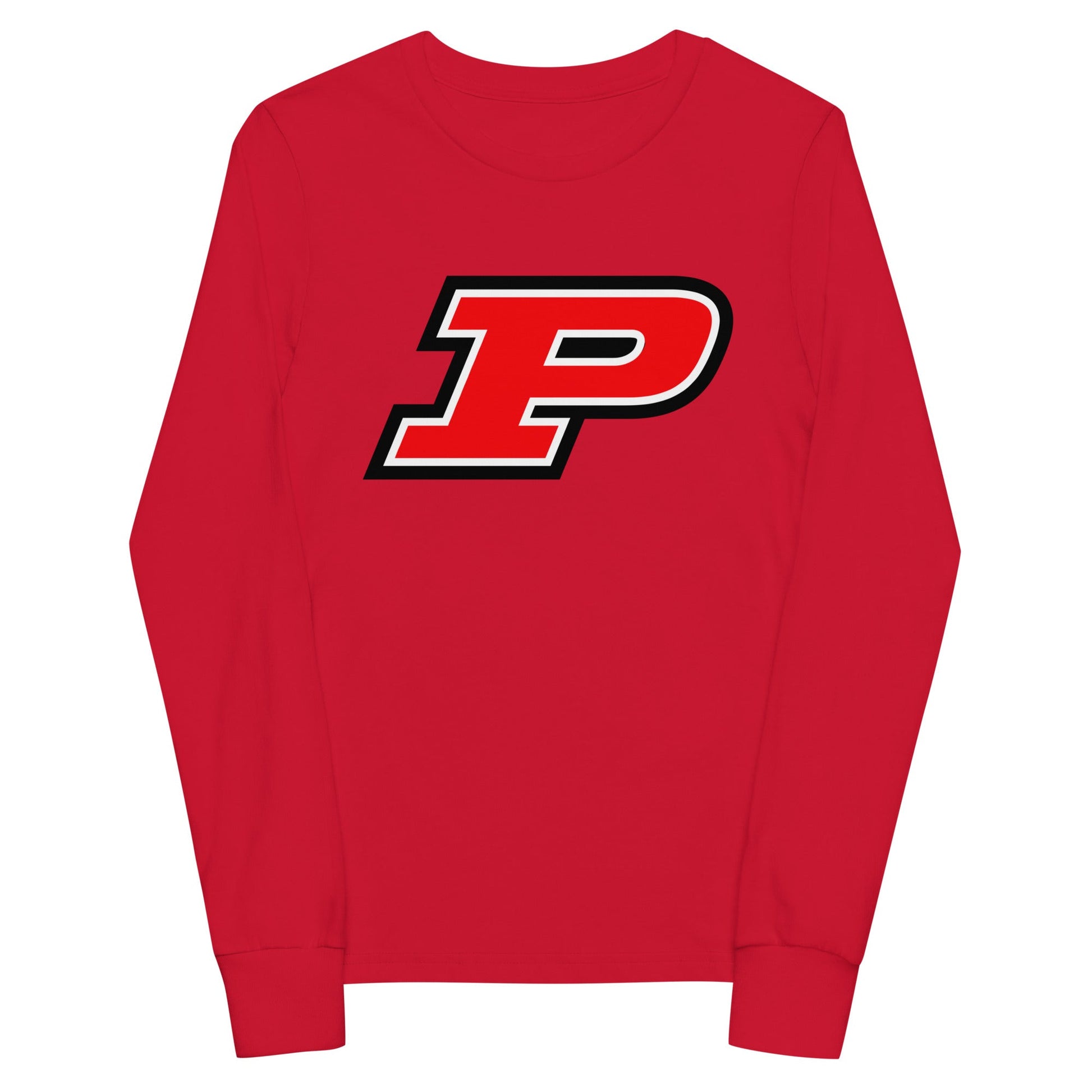 Performance | Youth Long Sleeve T-Shirt | Pisgah Rec League | Block P Logo