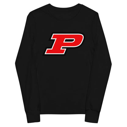 Performance | Youth Long Sleeve T-Shirt | Pisgah Rec League | Block P Logo