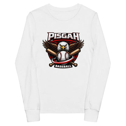 Performance | Youth Long Sleeve T-Shirt | Pisgah Rec League | Eagle Baseball Logo