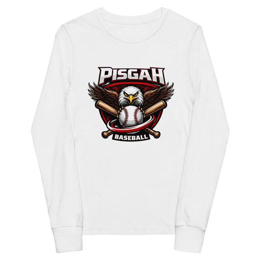 Performance | Youth Long Sleeve T-Shirt | Pisgah Rec League | Eagle Baseball Logo