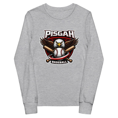 Performance | Youth Long Sleeve T-Shirt | Pisgah Rec League | Eagle Baseball Logo