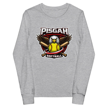 Performance | Youth Long Sleeve T-Shirt | Pisgah Rec League | Eagle Softball Logo