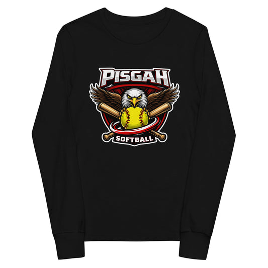 Performance | Youth Long Sleeve T-Shirt | Pisgah Rec League | Eagle Softball Logo