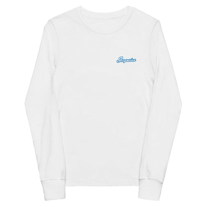 Performance | Youth Long Sleeve T-Shirt | Poudre Football | Crownline Script Logo