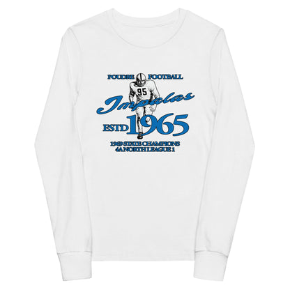 Performance | Youth Long Sleeve T-Shirt | Poudre Football | Dynasty Athletics Logo