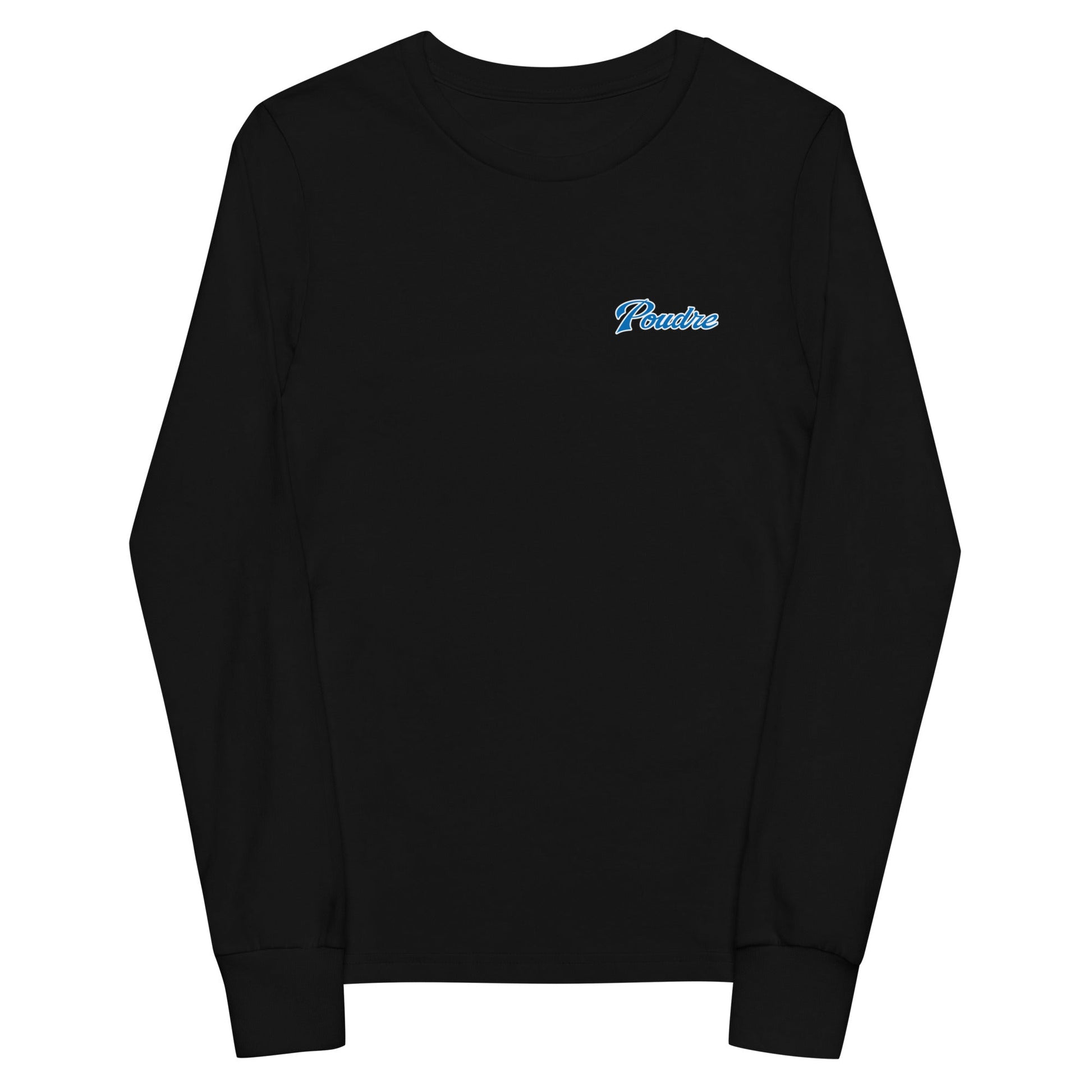 Performance | Youth Long Sleeve T-Shirt | Poudre Football | Emblem Logo