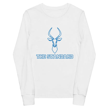 Performance | Youth Long Sleeve T-Shirt | Poudre Football | Standard Mark Logo