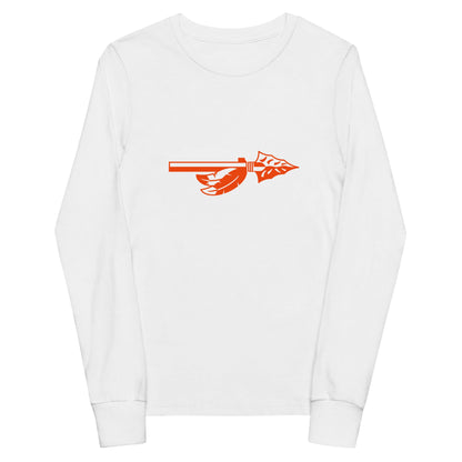 Performance | Youth Long Sleeve T-Shirt | Powhatan lacrosse | Arrowhead Logo