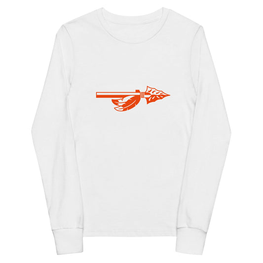 Performance | Youth Long Sleeve T-Shirt | Powhatan lacrosse | Arrowhead Logo