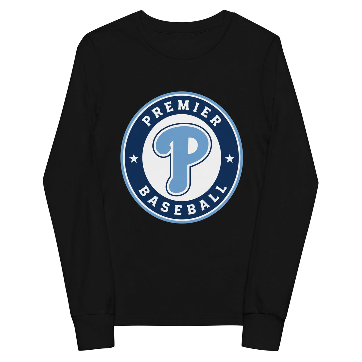 Performance | Youth Long Sleeve T-Shirt | Premier Baseball | Badge Logo
