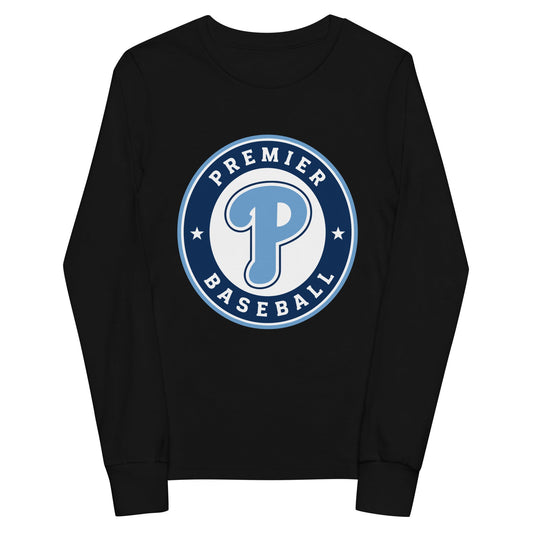 Performance | Youth Long Sleeve T-Shirt | Premier Baseball | Badge Logo