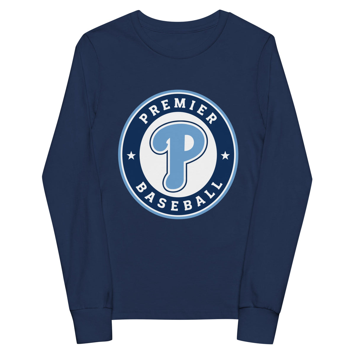 Performance | Youth Long Sleeve T-Shirt | Premier Baseball | Badge Logo
