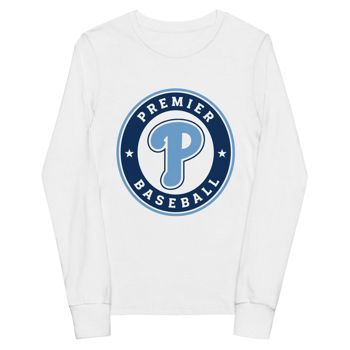 Performance | Youth Long Sleeve T-Shirt | Premier Baseball | Badge Logo