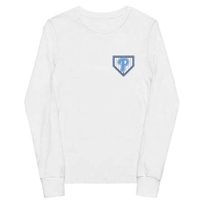 Performance | Youth Long Sleeve T-Shirt | Premier Baseball | Emblem Logo