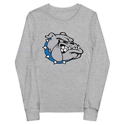 Performance | Youth Long Sleeve T-Shirt | Pretty Prairie Bulldog Football