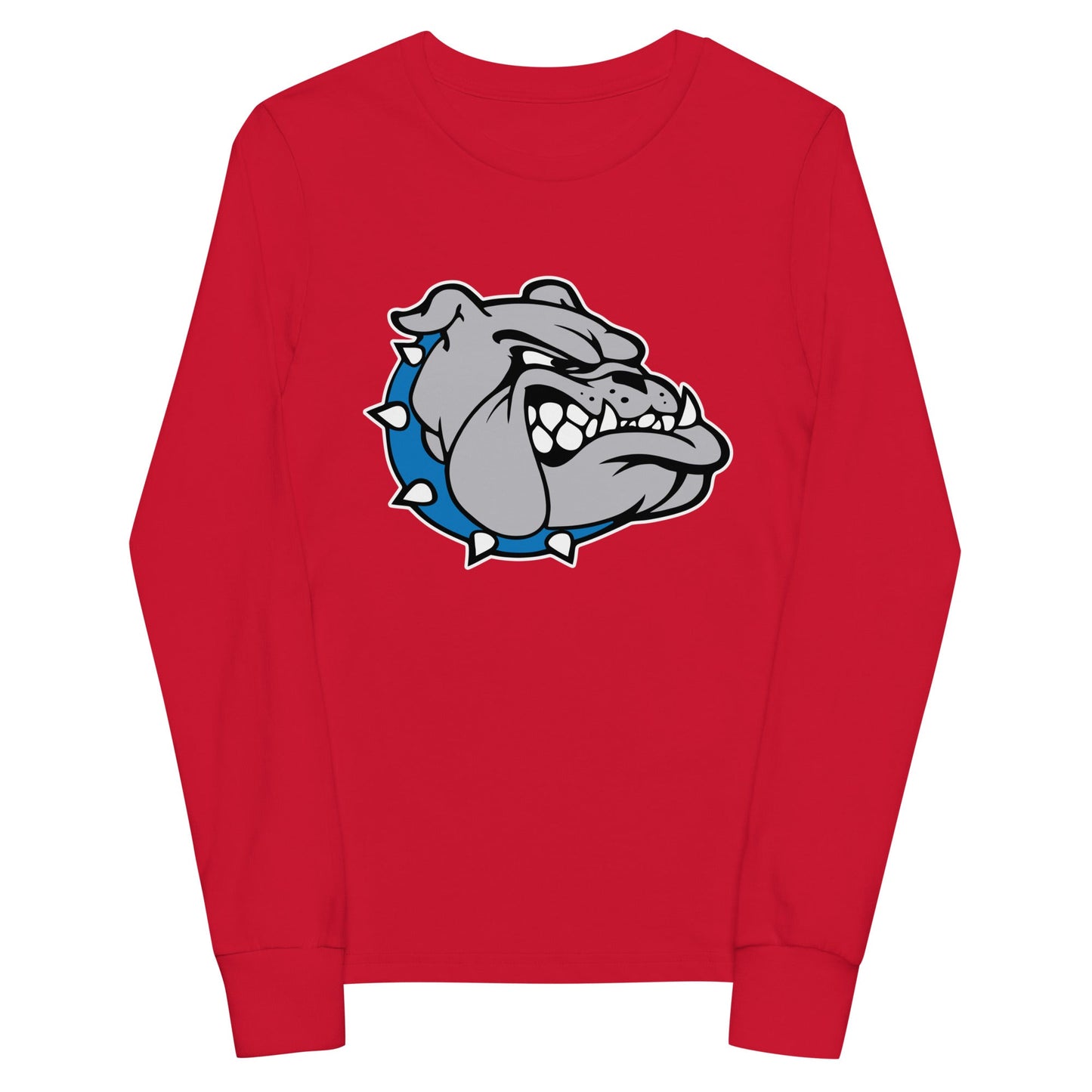 Performance | Youth Long Sleeve T-Shirt | Pretty Prairie Bulldog Football