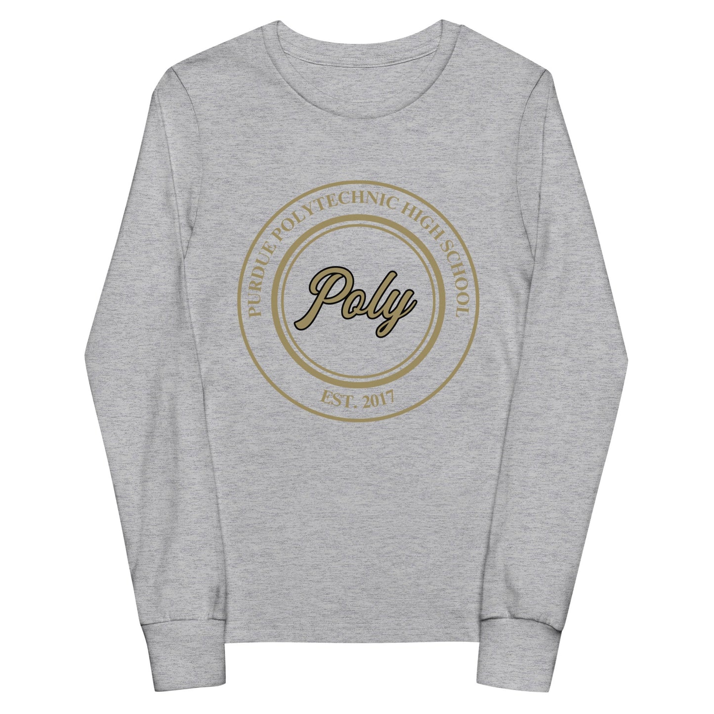 Performance | Youth Long Sleeve T-Shirt | Purdue Polytechnic High School | Poly Seal Logo