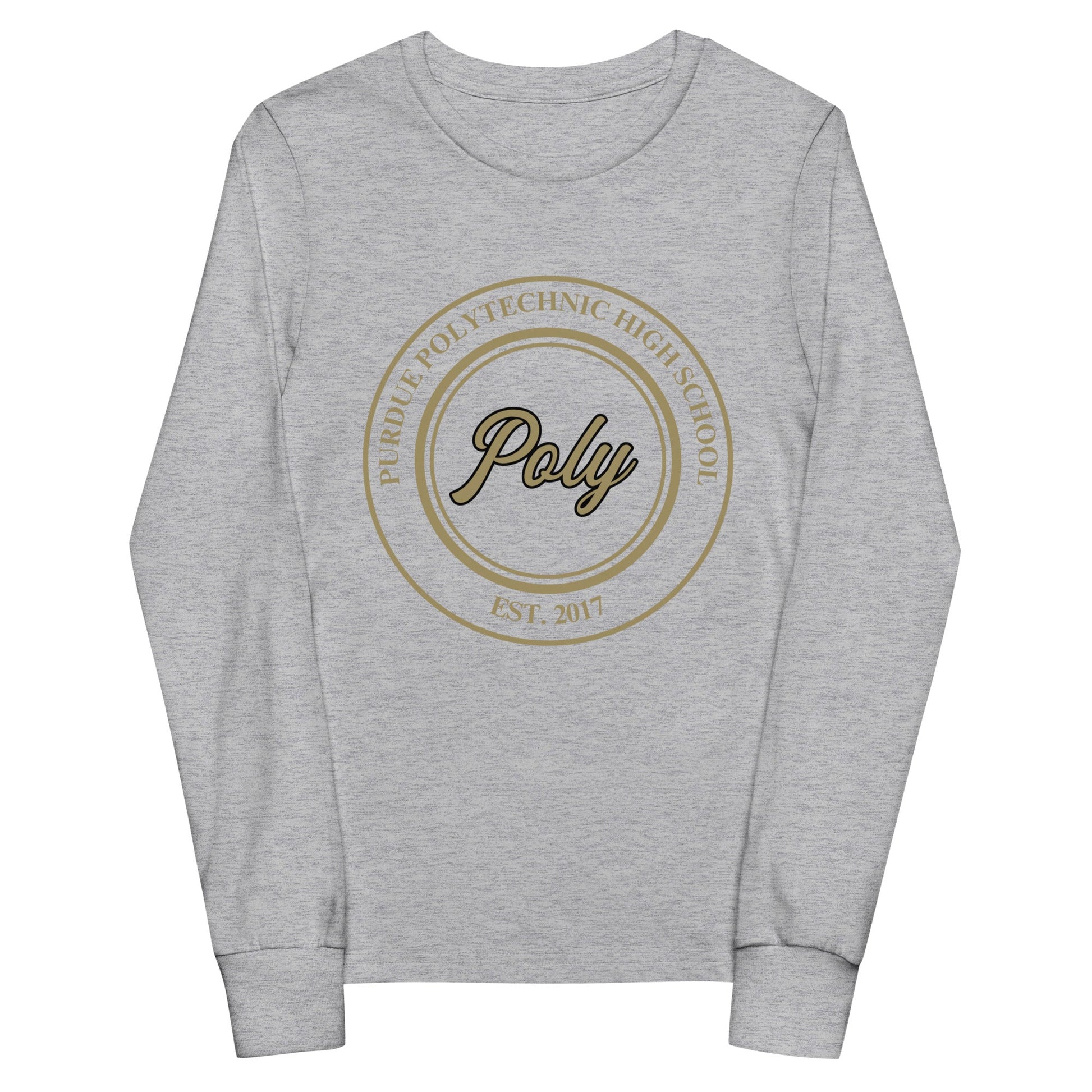 Performance | Youth Long Sleeve T-Shirt | Purdue Polytechnic High School | Poly Seal Logo