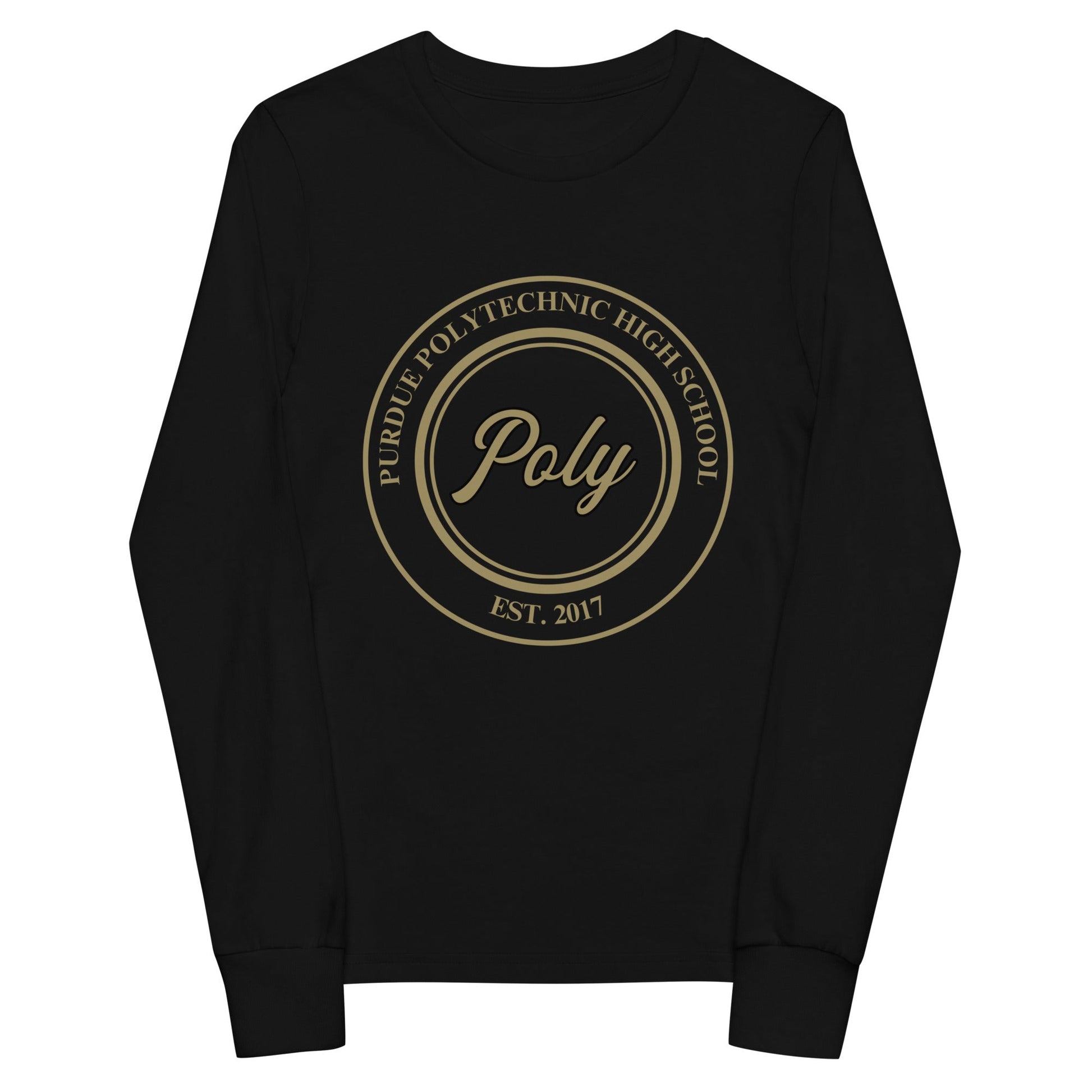 Performance | Youth Long Sleeve T-Shirt | Purdue Polytechnic High School | Poly Seal Logo