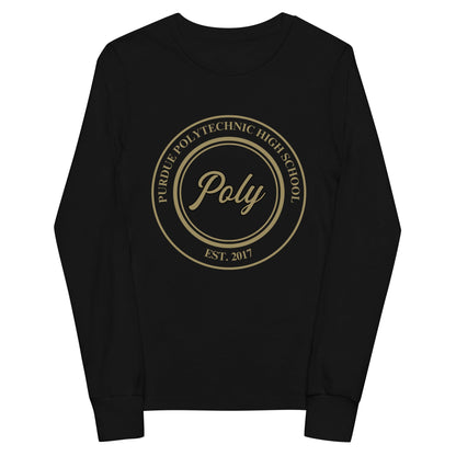 Performance | Youth Long Sleeve T-Shirt | Purdue Polytechnic High School | Poly Seal Logo