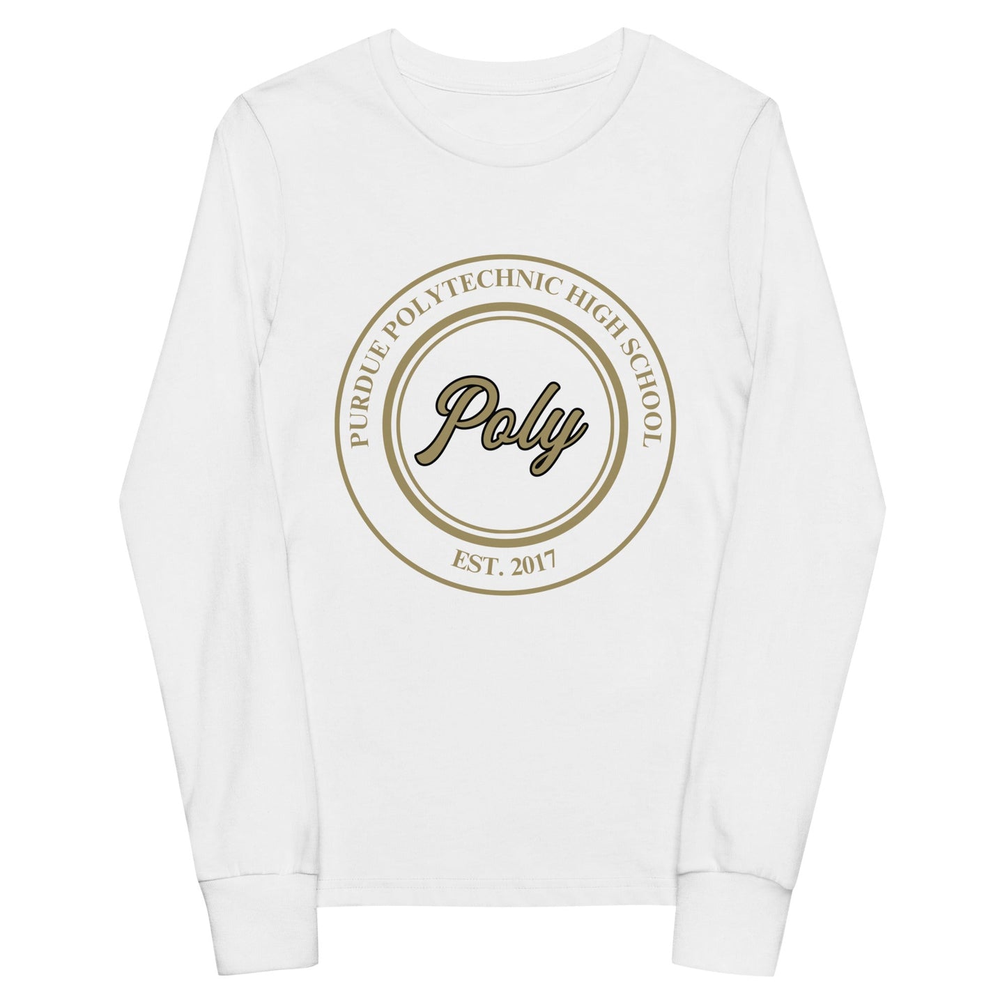 Performance | Youth Long Sleeve T-Shirt | Purdue Polytechnic High School | Poly Seal Logo