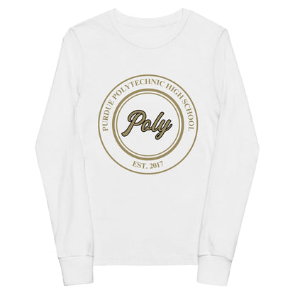 Performance | Youth Long Sleeve T-Shirt | Purdue Polytechnic High School | Poly Seal Logo