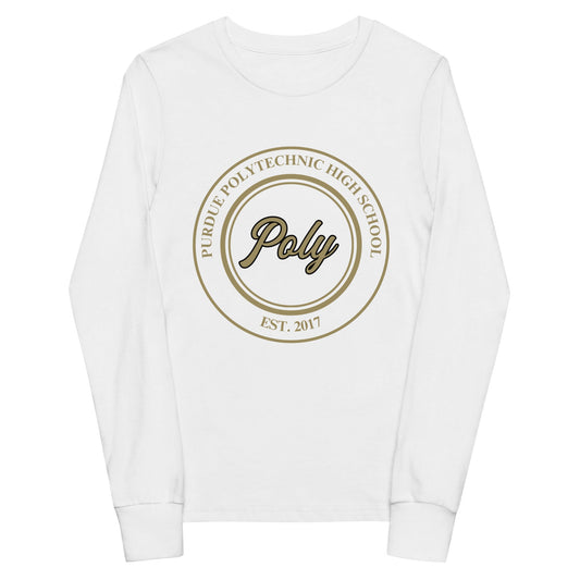 Performance | Youth Long Sleeve T-Shirt | Purdue Polytechnic High School | Poly Seal Logo