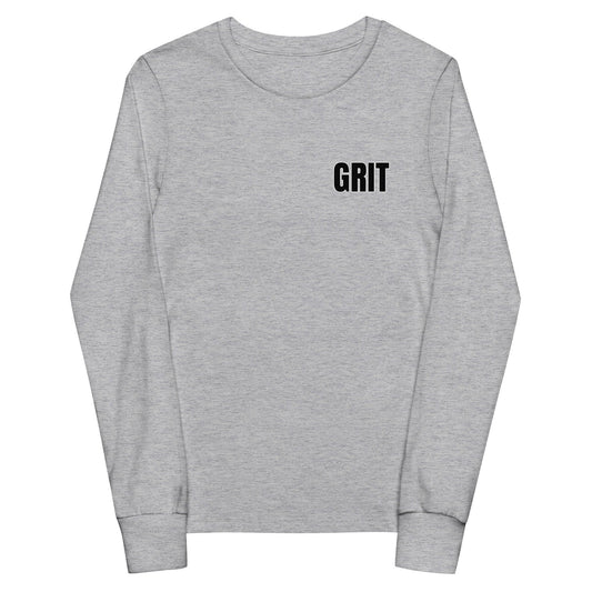 Performance | Youth Long Sleeve T-Shirt | Pure Grit Softball | Black Logo