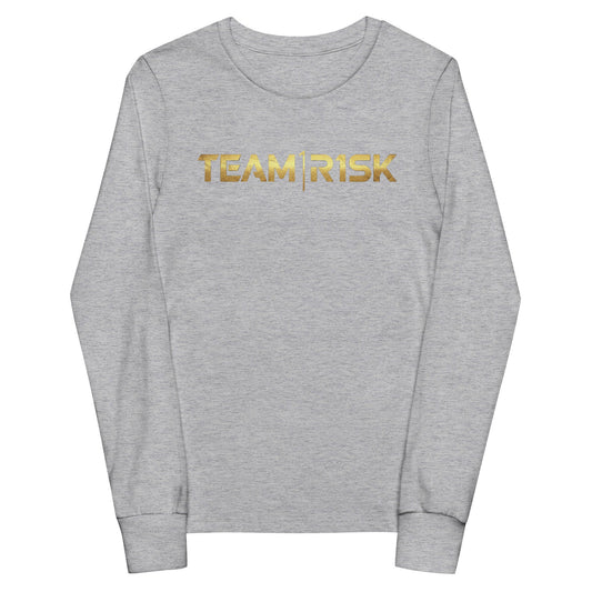 Performance | Youth Long Sleeve T-Shirt | R1SK.gg | Script Logo