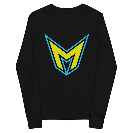 Performance | Youth Long Sleeve T-Shirt | Racine Monstars | M Logo