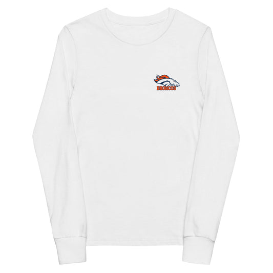 Performance | Youth Long Sleeve T-Shirt | Rapid City Broncos - BHYFL | Athletics Logo