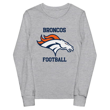 Performance | Youth Long Sleeve T-Shirt | Rapid City Broncos - BHYFL | Cresst Logo