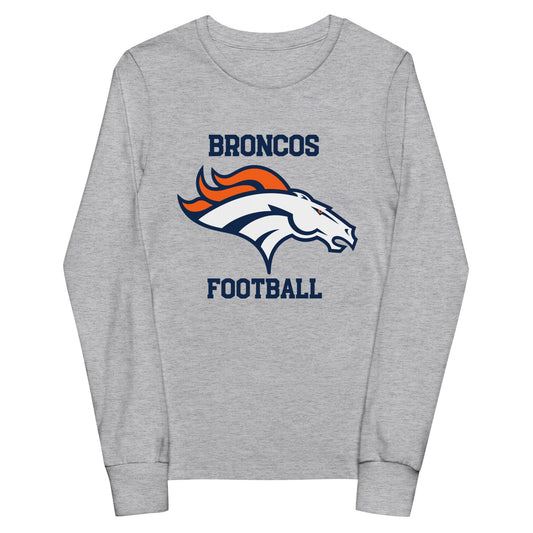 Performance | Youth Long Sleeve T-Shirt | Rapid City Broncos - BHYFL | Cresst Logo