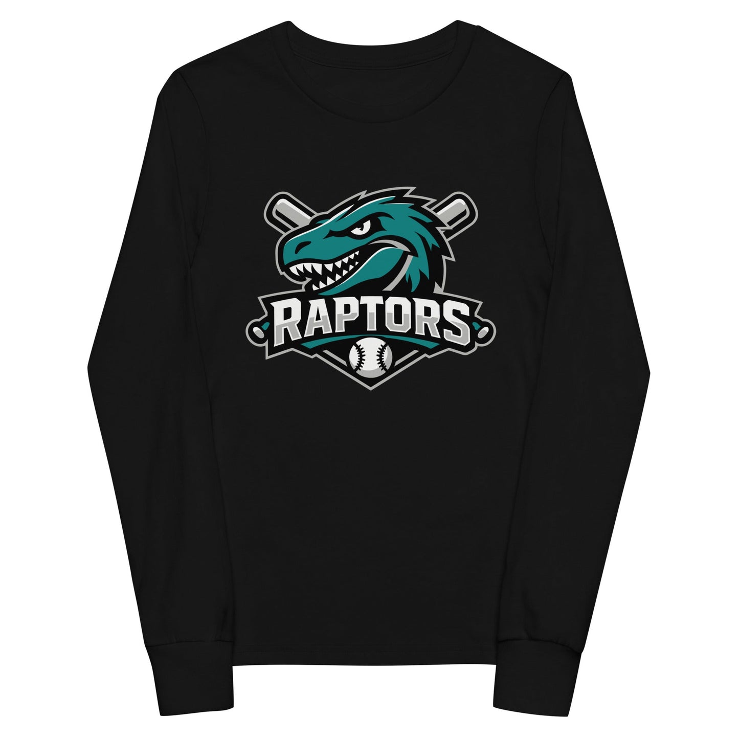 Performance | Youth Long Sleeve T-Shirt | Raptors | Patch Logo