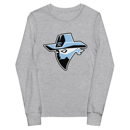 Performance | Youth Long Sleeve T-Shirt | Rebels baseball club | Emblem Logo