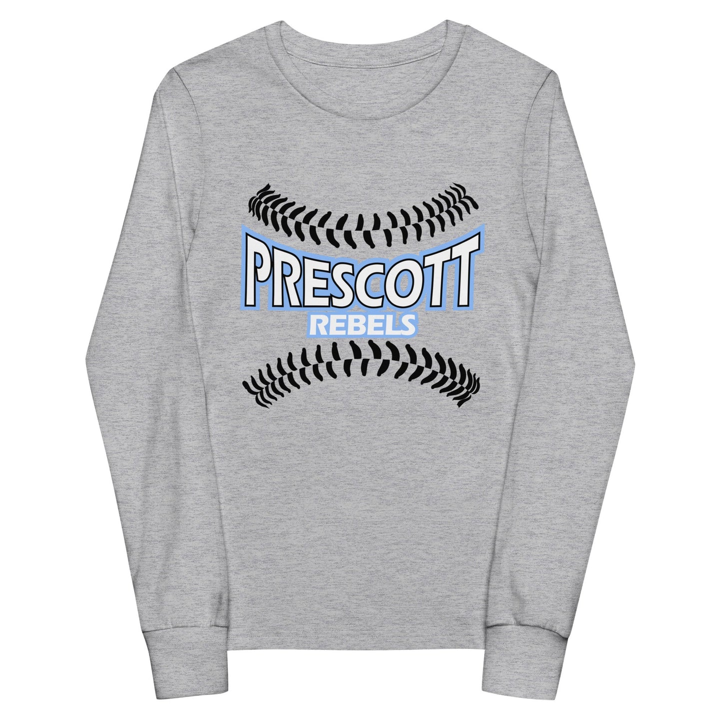 Performance | Youth Long Sleeve T-Shirt | Rebels baseball club | Vanguard Logo