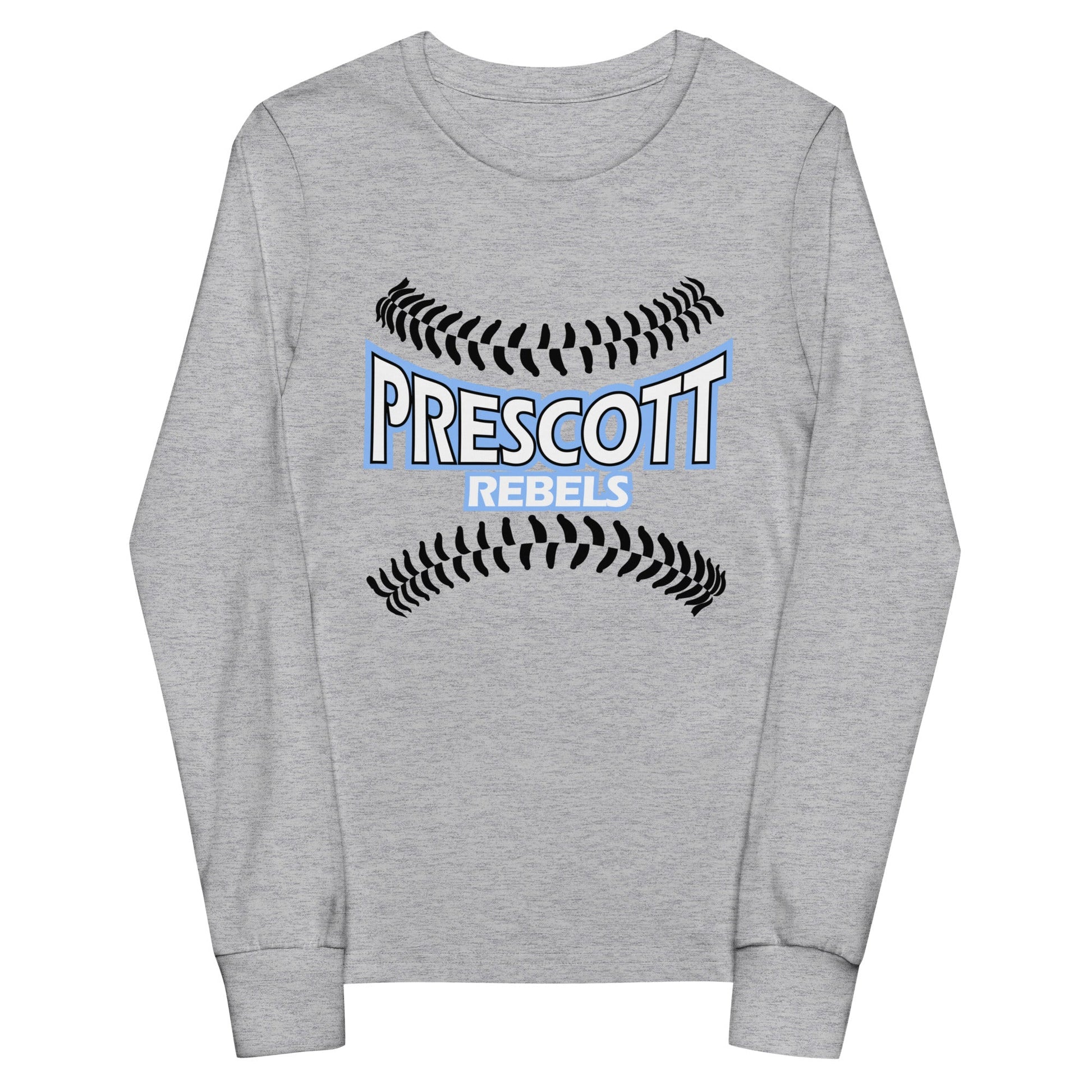 Performance | Youth Long Sleeve T-Shirt | Rebels baseball club | Vanguard Logo