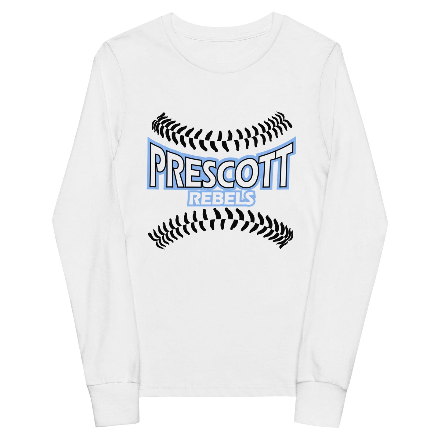 Performance | Youth Long Sleeve T-Shirt | Rebels baseball club | Vanguard Logo