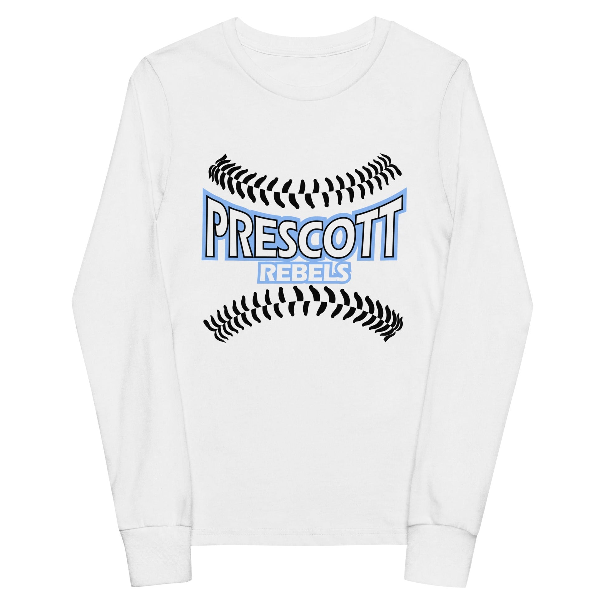 Performance | Youth Long Sleeve T-Shirt | Rebels baseball club | Vanguard Logo