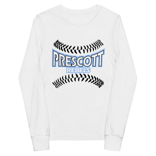 Performance | Youth Long Sleeve T-Shirt | Rebels baseball club | Vanguard Logo