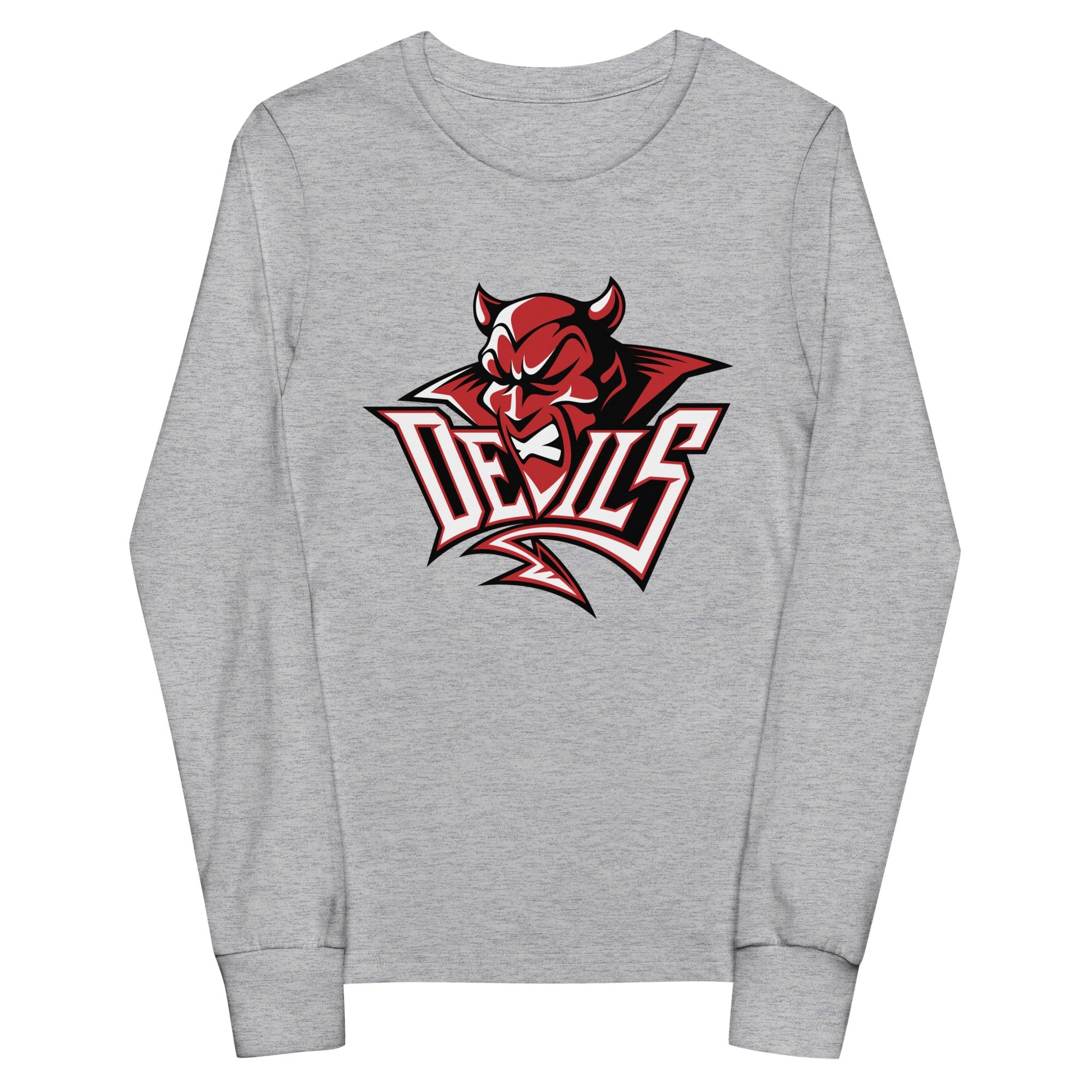 Performance | Youth Long Sleeve T-Shirt | Red Springs Track and Field | Mascot Logo