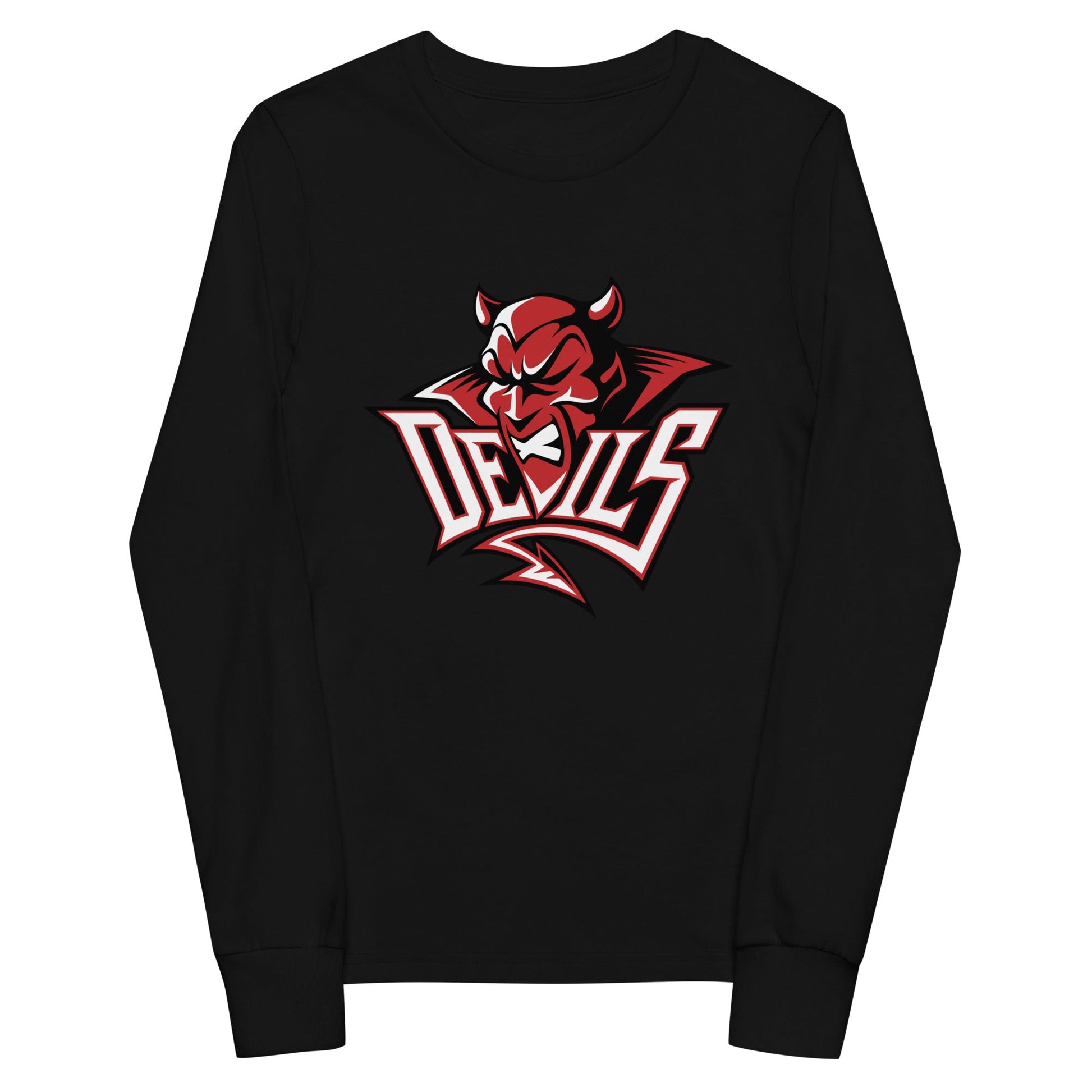 Performance | Youth Long Sleeve T-Shirt | Red Springs Track and Field | Mascot Logo