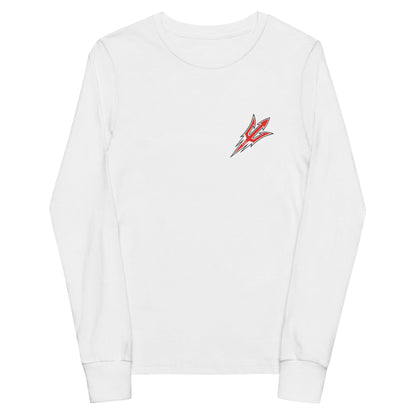 Performance | Youth Long Sleeve T-Shirt | Red Springs Track and Field | Trident Logo