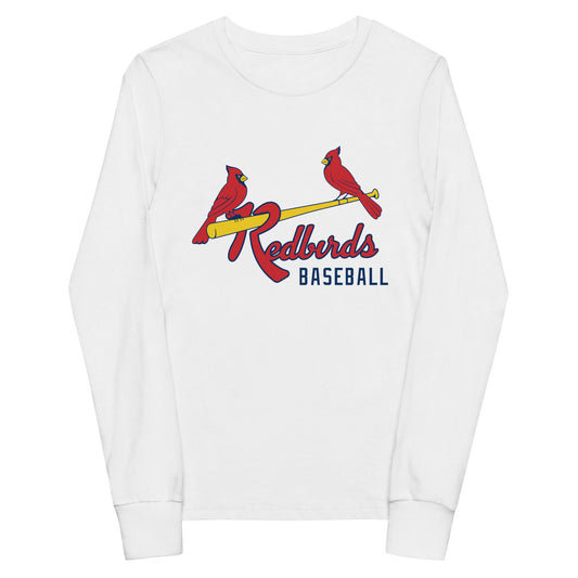 Performance | Youth Long Sleeve T-Shirt | Redbirds | Redbirds Logo