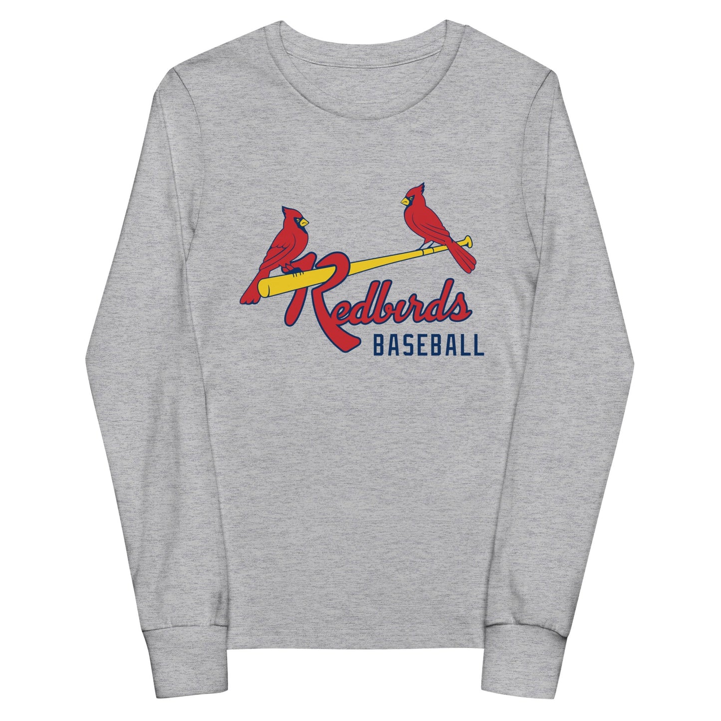 Performance | Youth Long Sleeve T-Shirt | Redbirds | Redbirds Logo