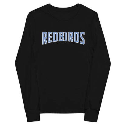 Performance | Youth Long Sleeve T-Shirt | Redbirds | Script Logo