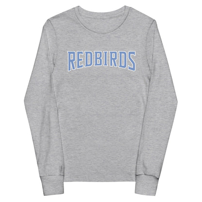 Performance | Youth Long Sleeve T-Shirt | Redbirds | Script Logo