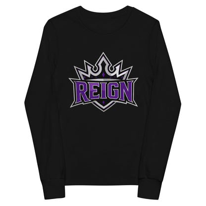 Performance | Youth Long Sleeve T-Shirt | REIGN 10U Softball | Emblem Logo